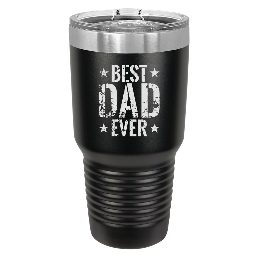 Best Dad Ever Engraved Tumbler - Base Kreations