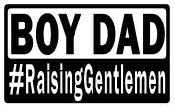 Boy Dad #RaisingGentlemen Snapback Hat