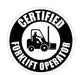 Certified Forklift Operator Hat - Base Kreations