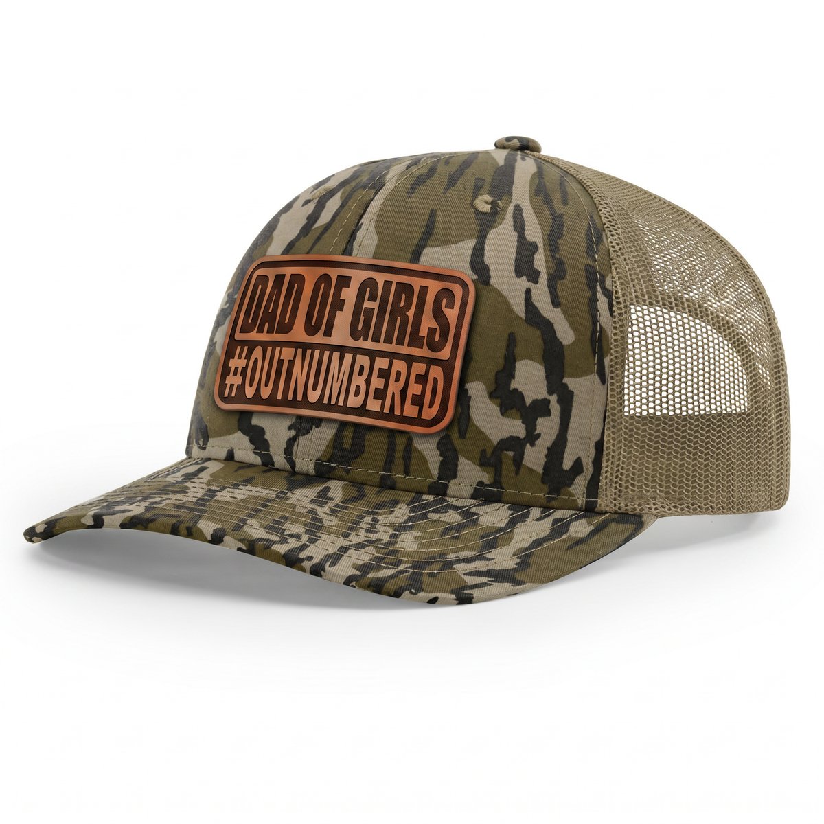 Dad of Girls #Outnumbered Snapback Hat