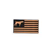 Dog Breed Silhouette American Flag Patch Hats - Base Kreations
