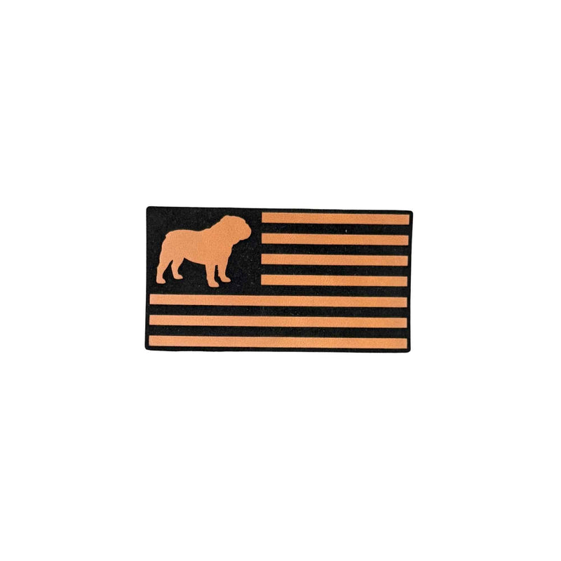 Dog Breed Silhouette American Flag Patch Hats - Base Kreations