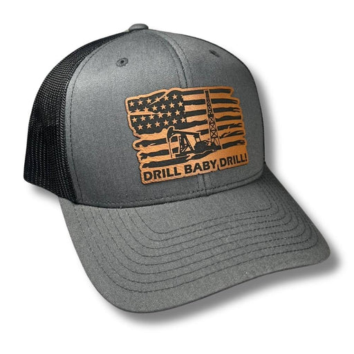 Drill Baby Drill American Flag Patch Hat - Base Kreations