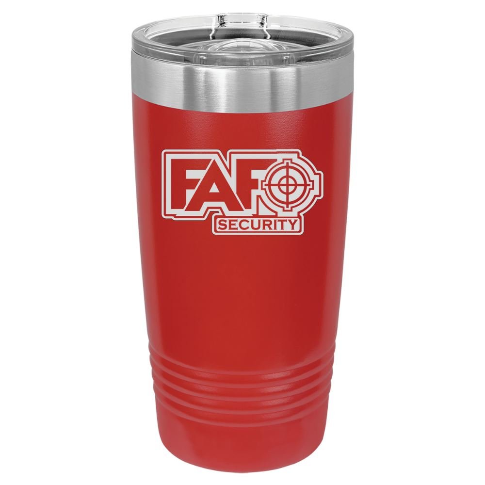FAFO Security Engraved Tumbler - Base Kreations