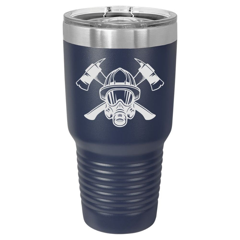 Firefighter and Axes Engraved Tumbler - Base Kreations