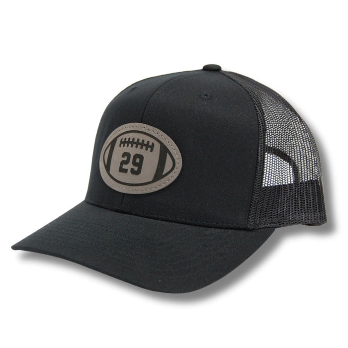 Football Personalized Player Number Snapback Trucker Hat - Base Kreations