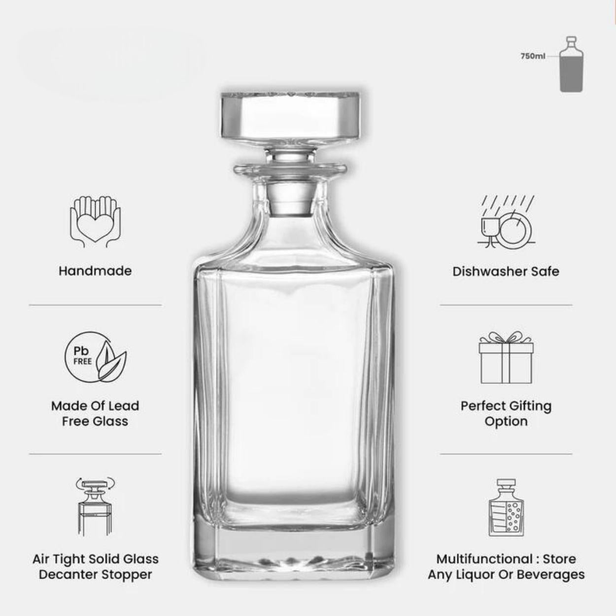 Free Mason Decanter Set - Base Kreations