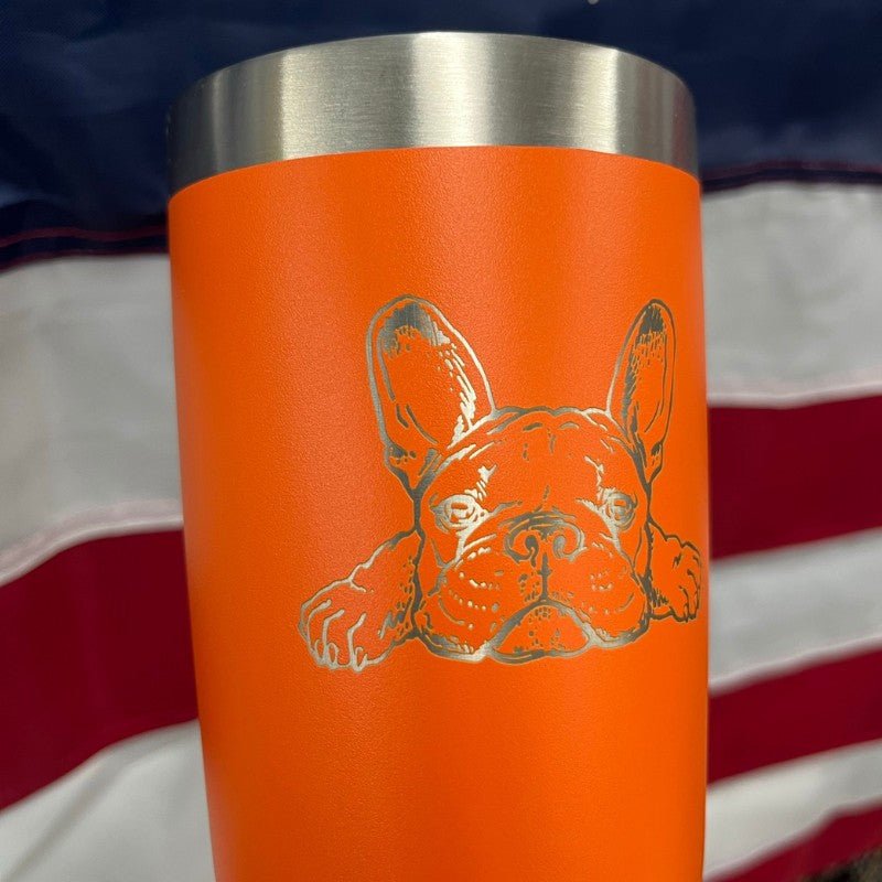 French Bulldog Engraved Tumbler - Base Kreations