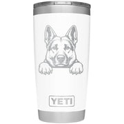 German Shepherd Laser Engraved Yeti Tumbler - Base Kreations
