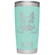 German Shepherd Laser Engraved Yeti Tumbler - Base Kreations