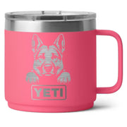 German Shepherd Laser Engraved Yeti Tumbler - Base Kreations