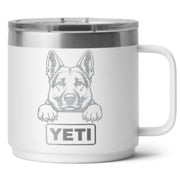 German Shepherd Laser Engraved Yeti Tumbler - Base Kreations