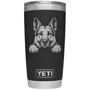German Shepherd Laser Engraved Yeti Tumbler - Base Kreations