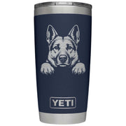 German Shepherd Laser Engraved Yeti Tumbler - Base Kreations