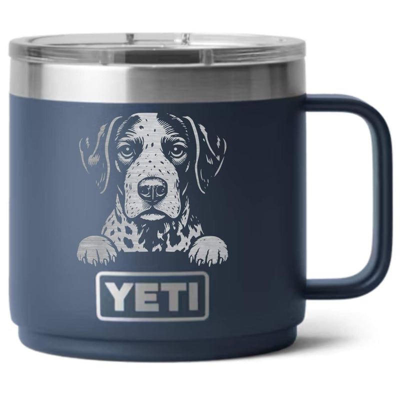 German Shorthaired Pointer Laser Engraved Yeti Tumbler - Base Kreations