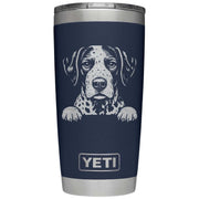 German Shorthaired Pointer Laser Engraved Yeti Tumbler - Base Kreations
