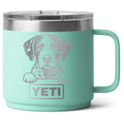 German Shorthaired Pointer Laser Engraved Yeti Tumbler - Base Kreations