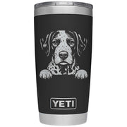 German Shorthaired Pointer Laser Engraved Yeti Tumbler - Base Kreations