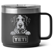 German Shorthaired Pointer Laser Engraved Yeti Tumbler - Base Kreations