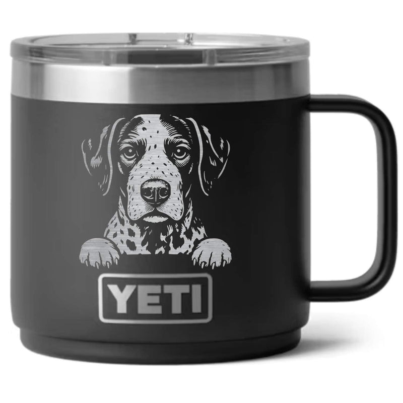 German Shorthaired Pointer Laser Engraved Yeti Tumbler - Base Kreations