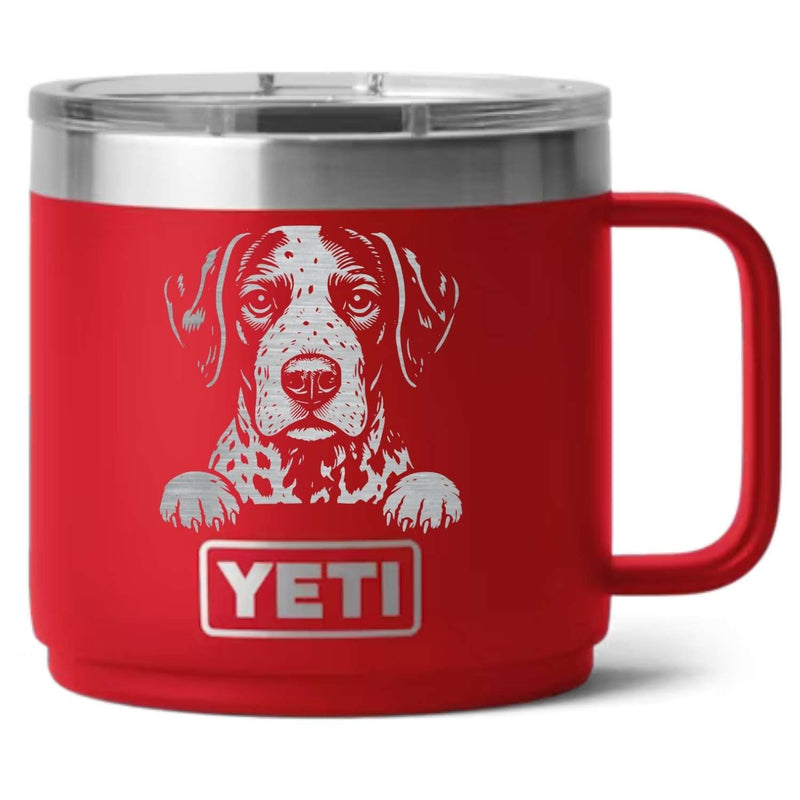 German Shorthaired Pointer Laser Engraved Yeti Tumbler - Base Kreations