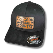 God Family Country American Flag Hat - Base Kreations