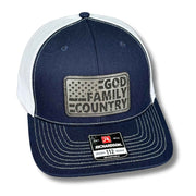 God Family Country American Flag Hat - Base Kreations