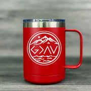 God is Greater than the Highs and Lows – Insulated Mug - Base Kreations