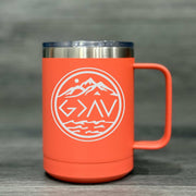 God is Greater than the Highs and Lows – Insulated Mug - Base Kreations