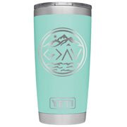 God is Greater than the Highs and Lows Laser Engraved Yeti Tumbler - Base Kreations