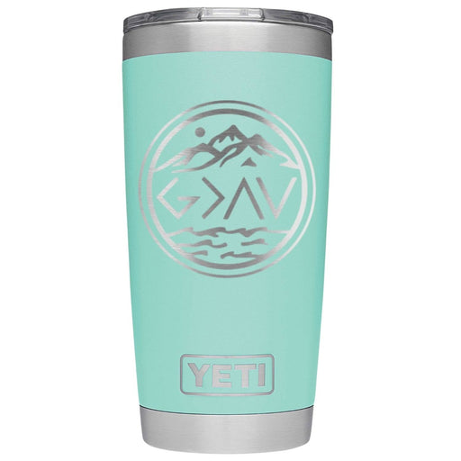 God is Greater than the Highs and Lows Laser Engraved Yeti Tumbler - Base Kreations