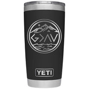 God is Greater than the Highs and Lows Laser Engraved Yeti Tumbler - Base Kreations