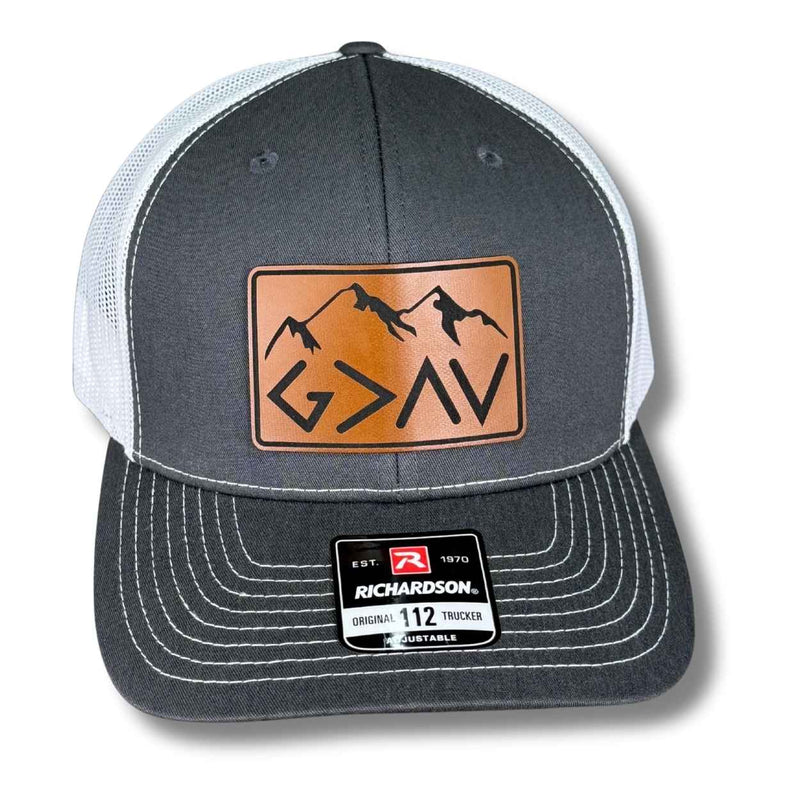 God is Greater Than The Highs and Lows Patch Hat - Base Kreations