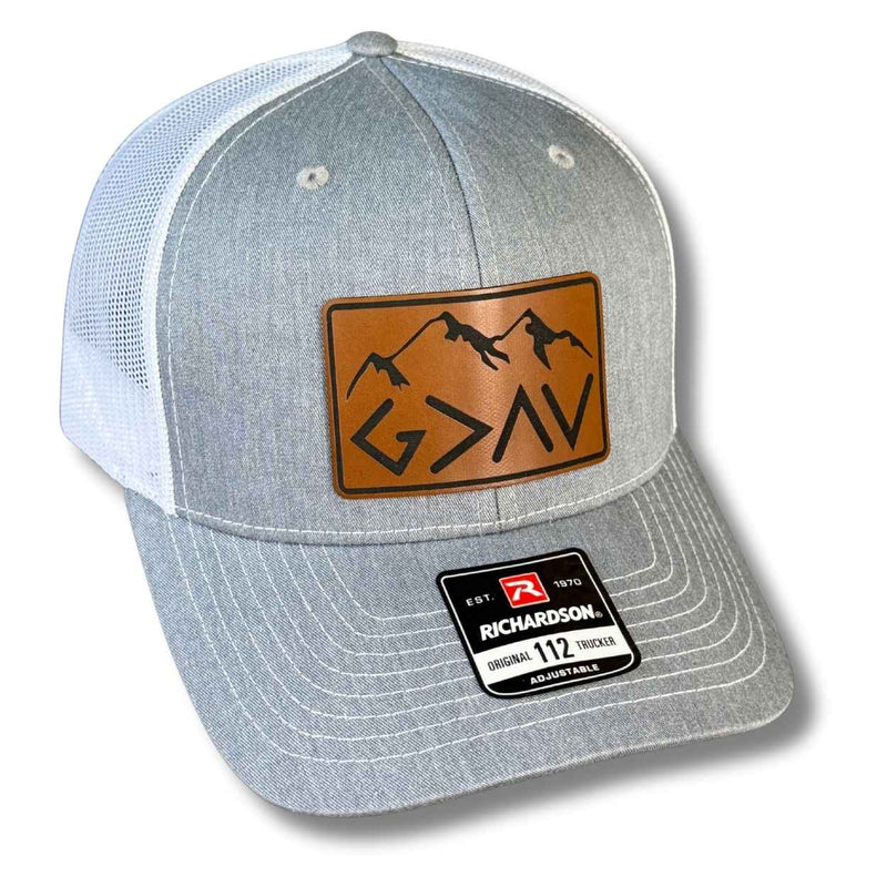 God is Greater Than The Highs and Lows Patch Hat - Base Kreations