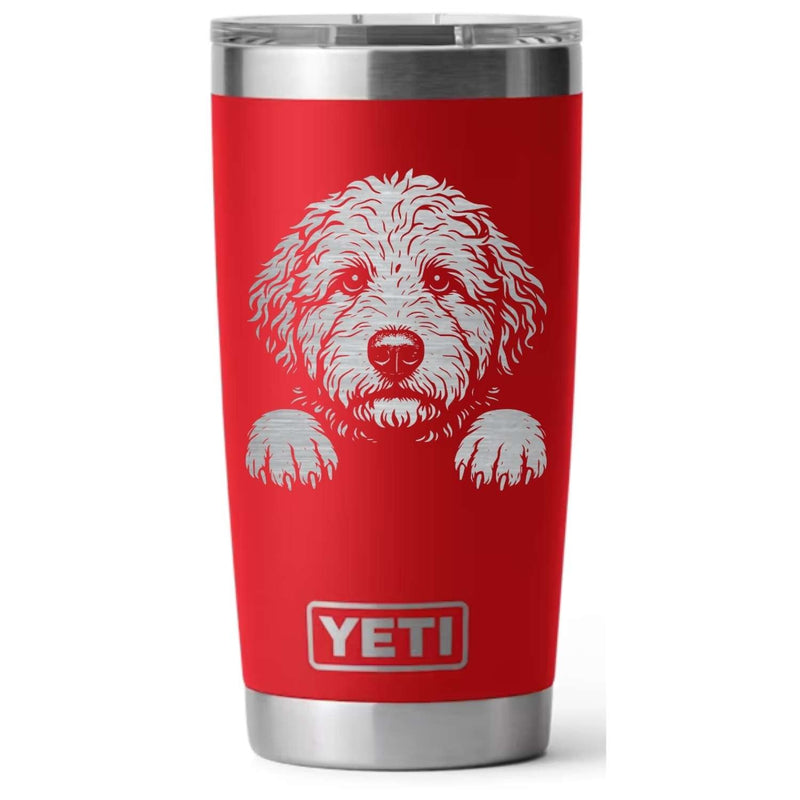 Goldendoodle Laser Engraved Yeti Tumbler - Base Kreations