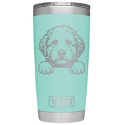 Goldendoodle Laser Engraved Yeti Tumbler - Base Kreations