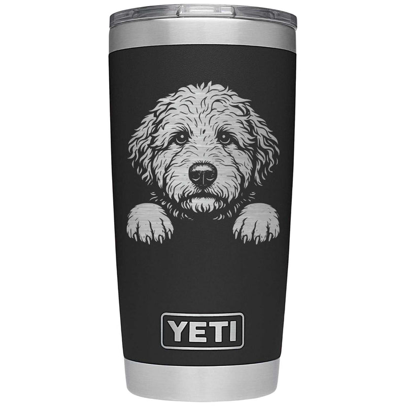 Goldendoodle Laser Engraved Yeti Tumbler - Base Kreations