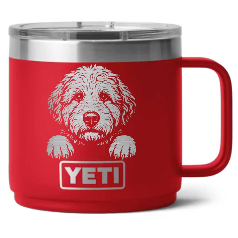 Goldendoodle Laser Engraved Yeti Tumbler - Base Kreations