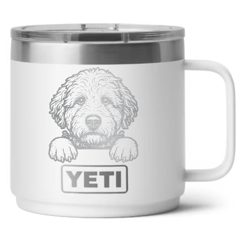 Goldendoodle Laser Engraved Yeti Tumbler - Base Kreations