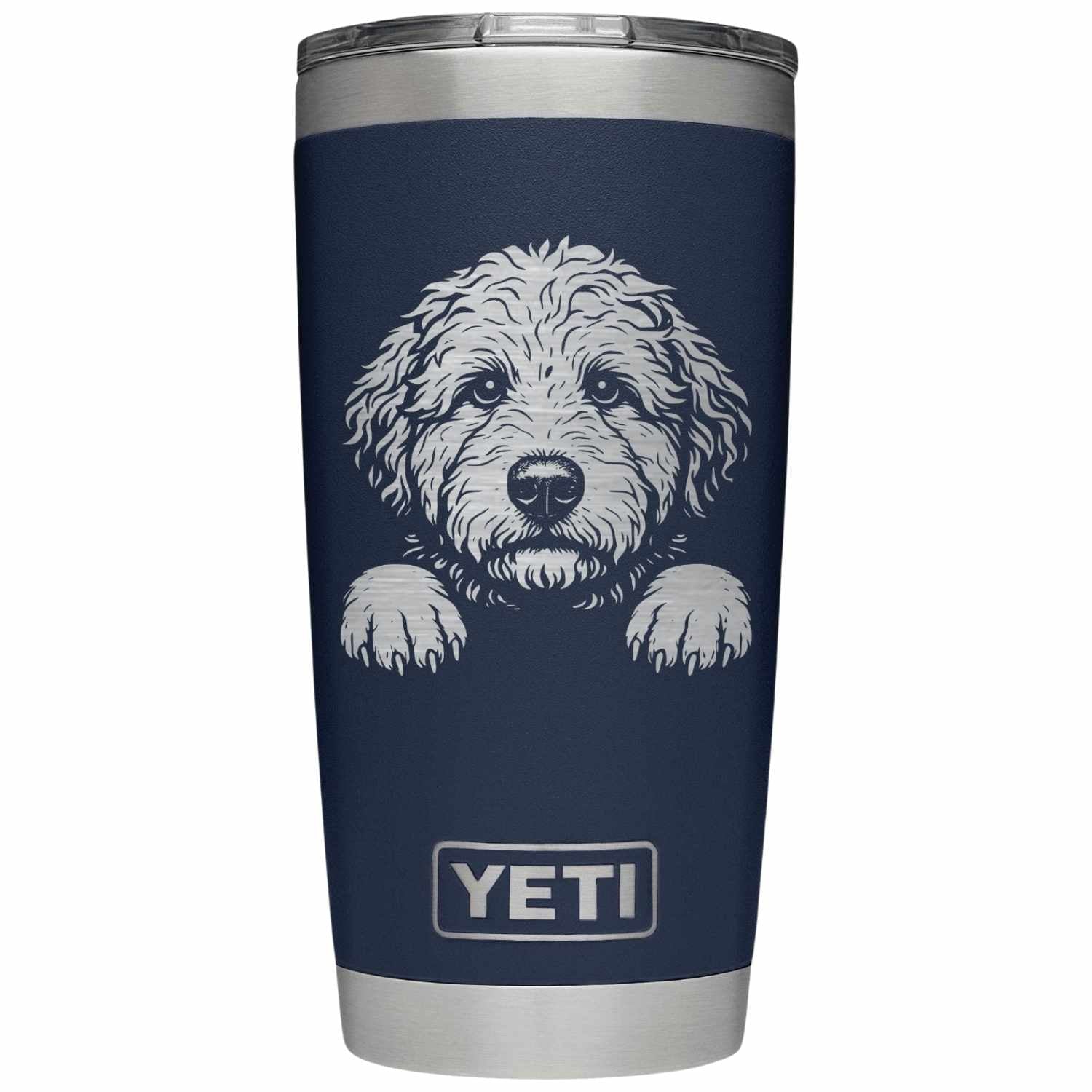 Goldendoodle Laser Engraved Yeti Tumbler - Base Kreations