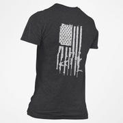 Gun American Flag T-Shirt - Base Kreations