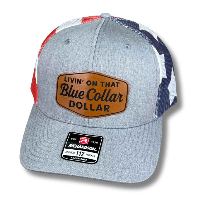 Livin on that Blue Collar Dollar Hat - Base Kreations
