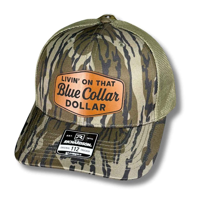 Livin on that Blue Collar Dollar Hat - Base Kreations
