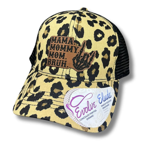 Mama Mommy Mom Bruh Skeleton Hand Patch Hat - Base Kreations