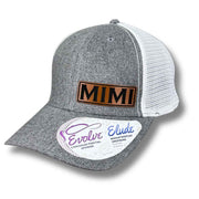 MOM, MAMA, MIMI Custom Name Ponytail Hat - Pick Your Name , Nana, Memaw, Yaya - Base Kreations