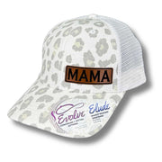 MOM, MAMA, MIMI Custom Name Ponytail Hat - Pick Your Name , Nana, Memaw, Yaya - Base Kreations