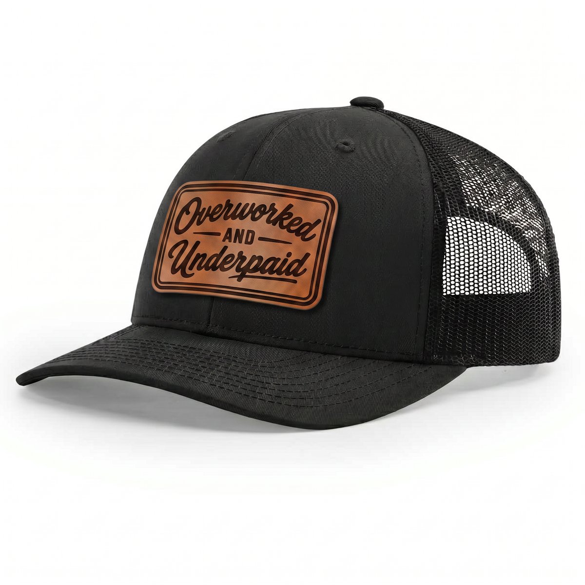Overworked and Underpaid Snapback Hat