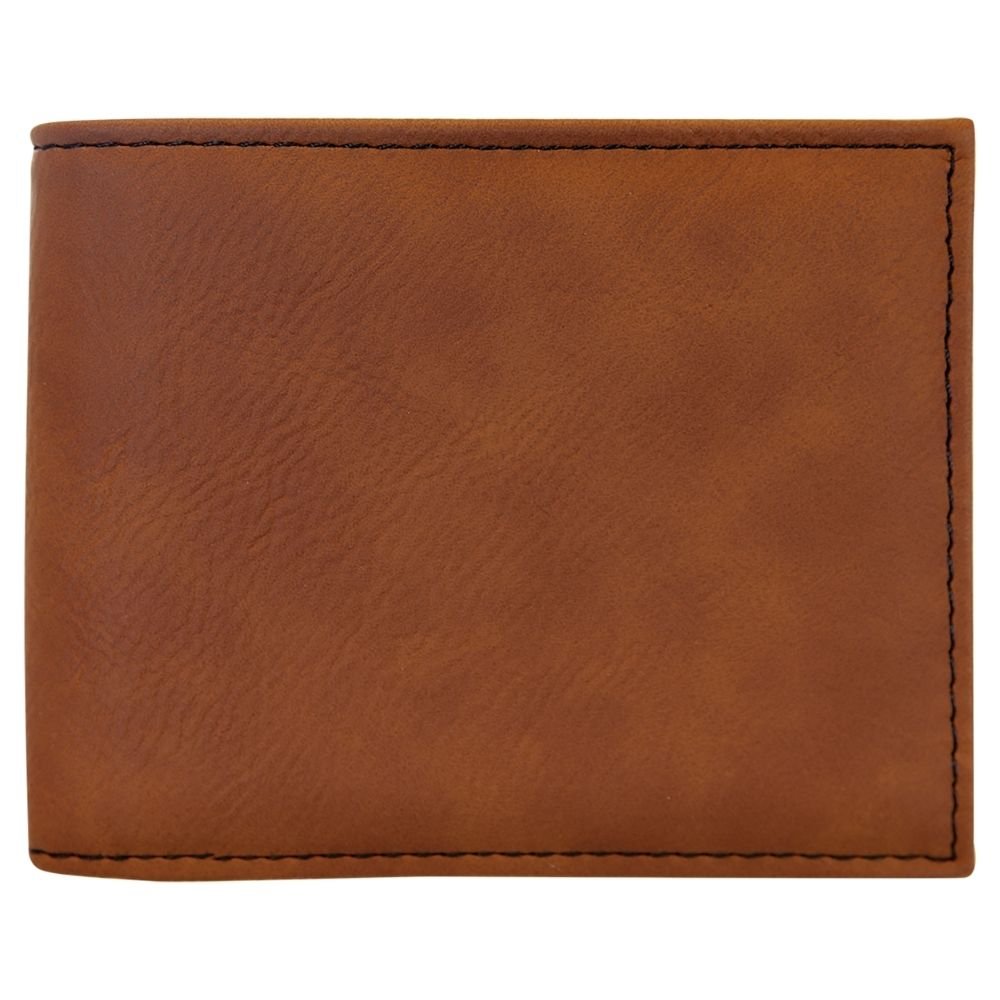 Personalized Leatherette Wallet w/Flip ID Display - Base Kreations