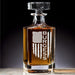 Personalized Tattered Flag Decanter Set - Base Kreations