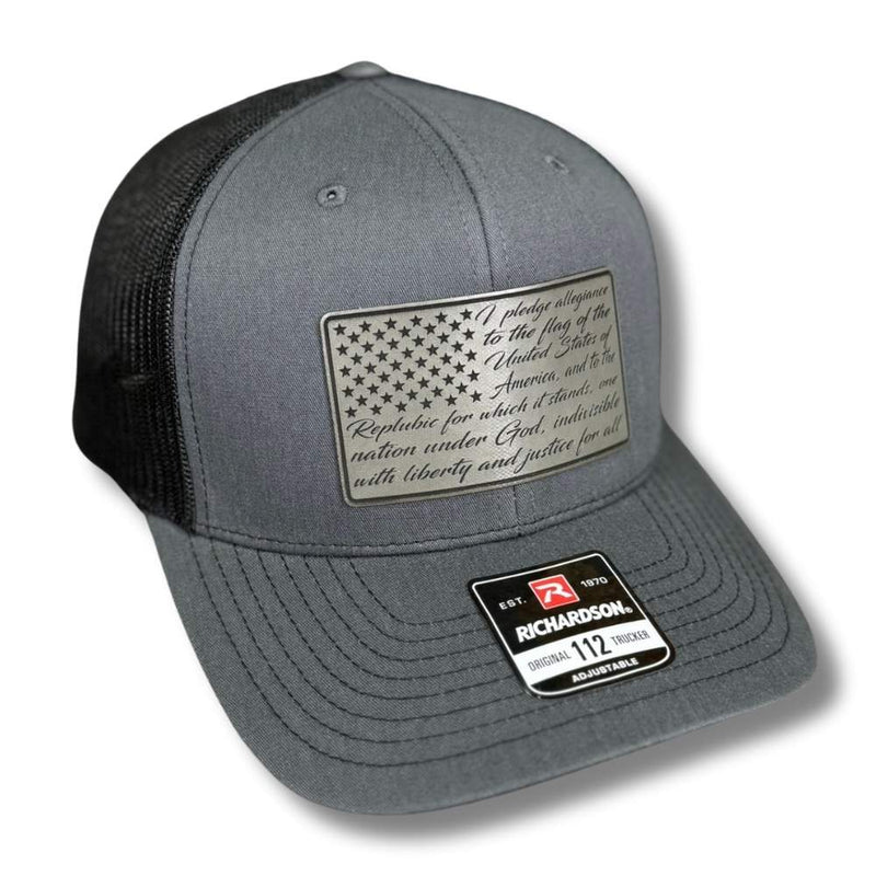 Pledge Allegiance American Flag Patch Hat - Base Kreations